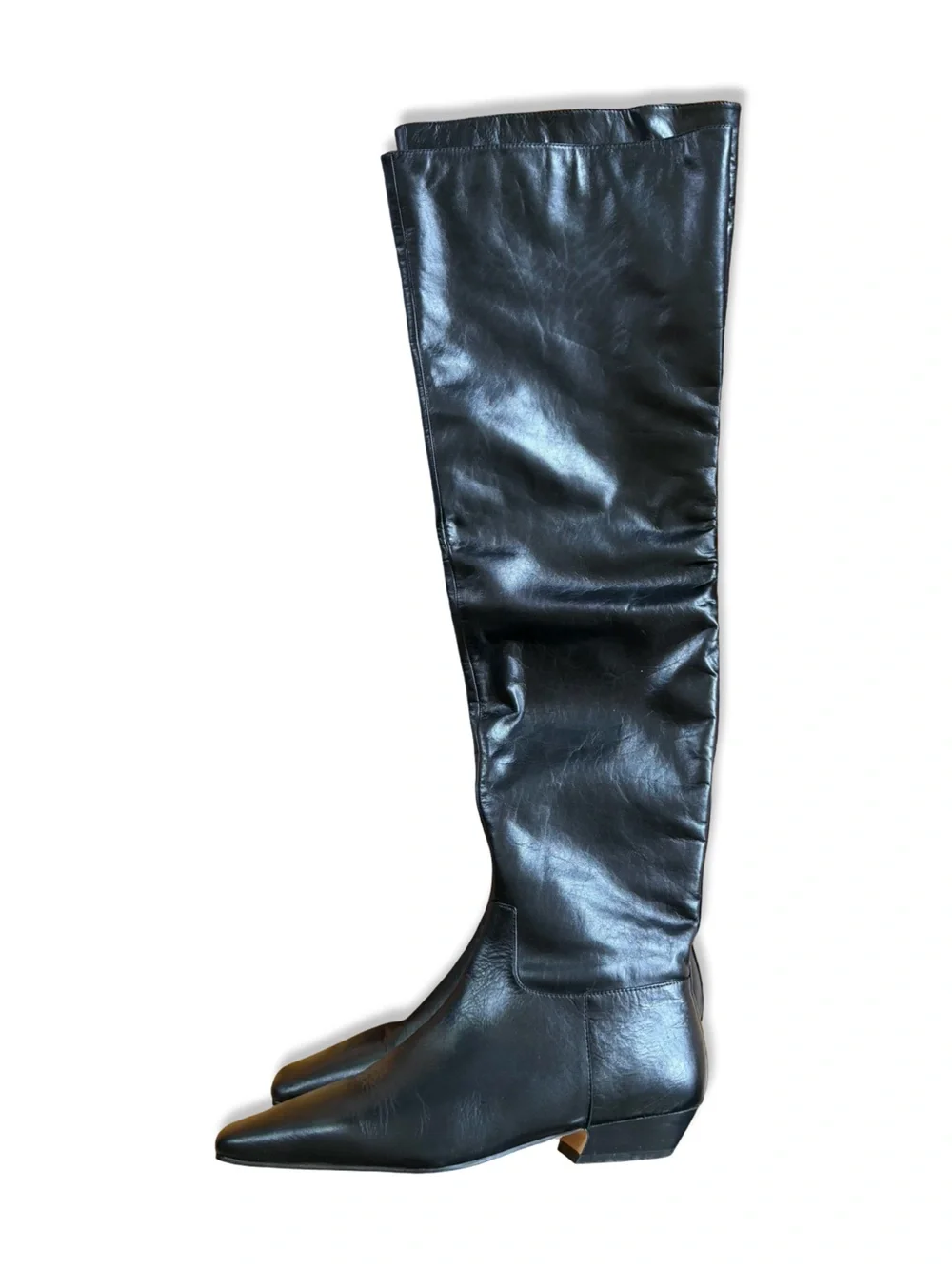 Tony Bianco Rally Over The Knee Boots Black Venice Knee-High Leather Revolve 10
